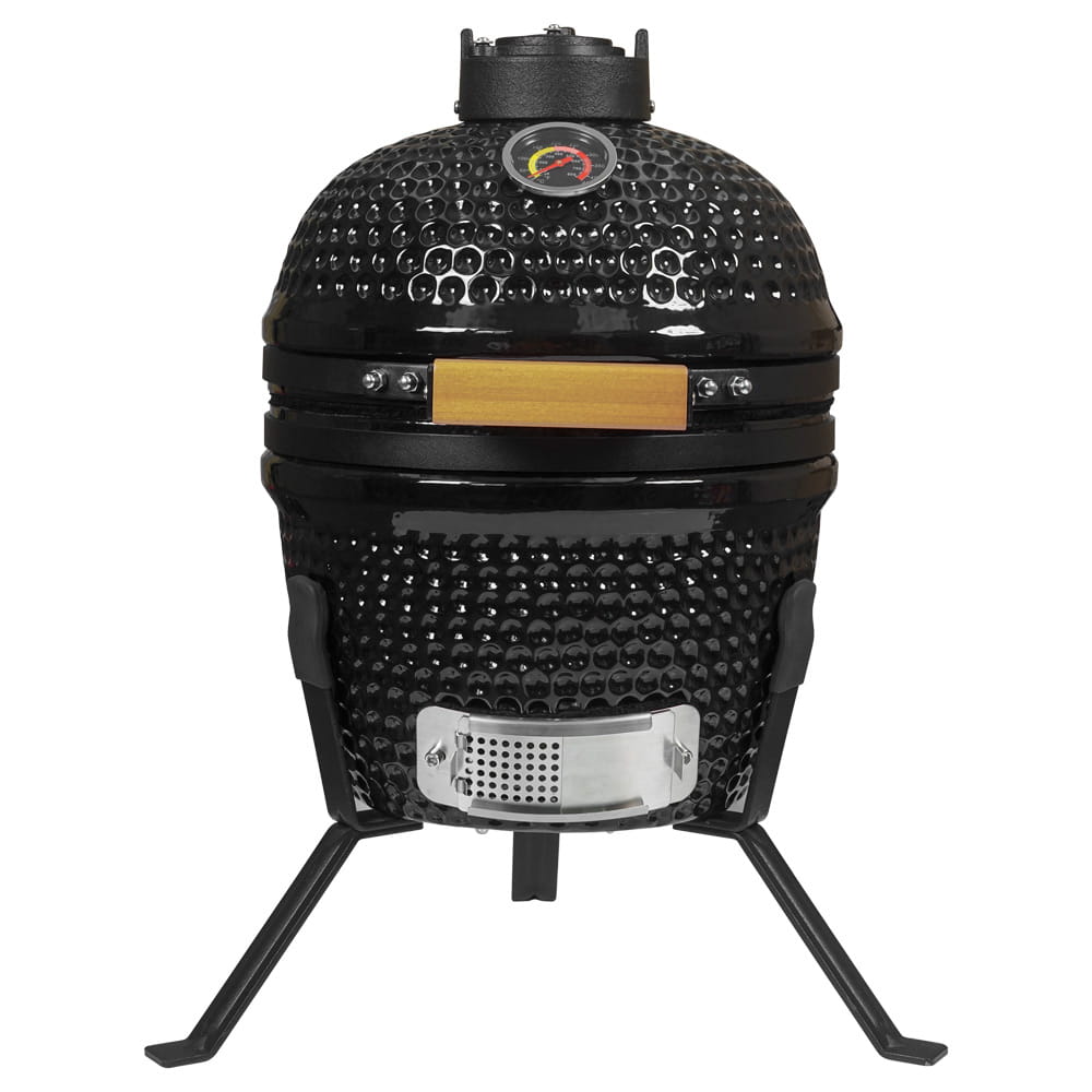 GRILL CERAMICZNY WĘGLOWY 13" Z POKRYWĄ